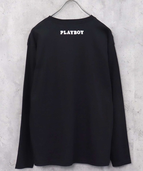 PLAYBOY / プレイボーイ ビッグシルエットプリントロンT（T