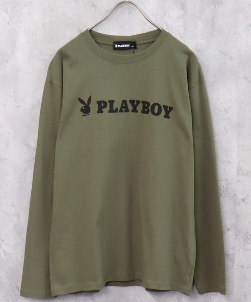 PLAYBOY / プレイボーイ ビッグシルエットプリントロンT（T
