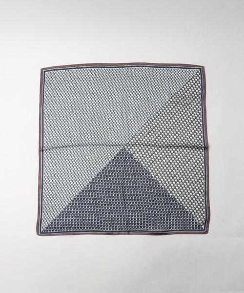 coen（コーエン）の「ジオメトリックレトロスカーフ（バンダナ/スカーフ・レディース・ブラウン/ネイビー・FREE）」の17枚目の写真