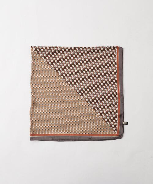 coen（コーエン）の「ジオメトリックレトロスカーフ（バンダナ/スカーフ・レディース・ブラウン/ネイビー・FREE）」の22枚目の写真