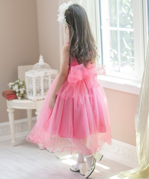 Catherine Cottage（キャサリンコテージ）の「スパンコールレースチュールドレス（ドレス・キッズ・ミント/ネイビー/シルバー/バーガンディー/ゴールド/ローズ/コーラルピンク/サックスブルー/ブルー/ライラック/ブルーグリーン/イエロー/ピンク/オフホワイト・100/110/140/130/120）」の21枚目の写真