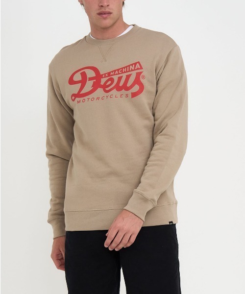 DEUS EX MACHINA（デウスエクスマキナ）の「RELIEF CREW（スウェット・メンズ・カーキ/ネイビー・LARGE/MEDIUM）」の2枚目の写真