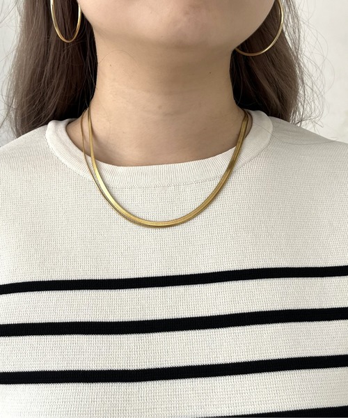 prose verse(プロズヴェール)の「ベルスリーブパールフレアニット(ニット/セーター・レディース・オフホワイト/ブラック・MEDIUM/LARGE)」の16枚目の写真