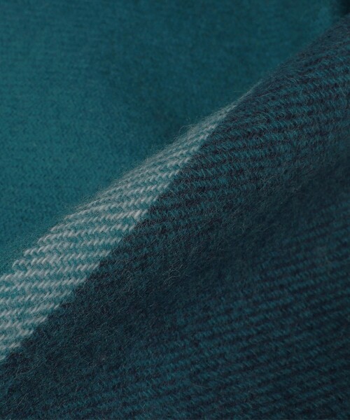 SHIPS（シップス）の「SHIPS: 〈パネル〉カシミヤ ダブルフェイス マフラー（マフラー・メンズ・ブルー/ブラウン/ブラック/ネイビー/グリーン・ONE SIZE）」の11枚目の写真