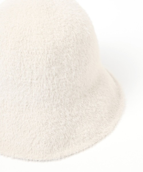 LEPSIM（レプシィム）の「シャギーバケハ　970224（ハット・レディース・アイボリー/ブラック・ONE SIZE）」の19枚目の写真