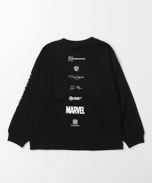 MARVEL（マーベル）の「マーベル MARVEL ヘビーウェイトロングTシャツ（Tシャツ/カットソー・キッズ・ブラック/カーキ/ホワイト・150cm/140cm/130cm/160cm）」の4枚目の写真