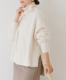 Rouge vif | FOX＆Cashmere タートルニットプルオーバー(ニット/セーター)