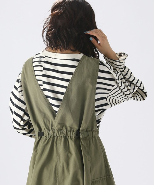 niko and...（ニコアンド）の「【DOD(ディーオーディー)】コラボシボレルヤーツプルオーバー（Tシャツ/カットソー・レディース・ホワイト/スモーク/パープル・FREE）」の6枚目の写真