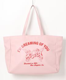 【X-girl /エックスガール】FAUX LEATHER BIG TOTE BAG