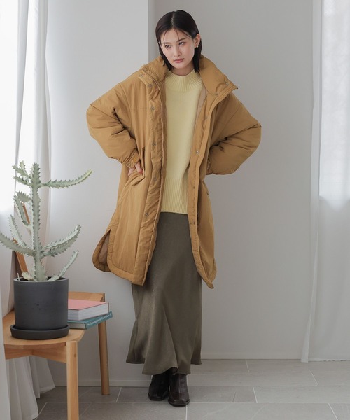 LOWRYS FARM（ローリーズファーム）の「サテンフレアスカート　980536（スカート・レディース・ブラウン/ブラック/アイボリー/チャコールグレー/カーキ・LONG/SHORT/20cm）」の11枚目の写真