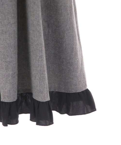 axes femme(アクシーズファム)の「ハイウエストドッキングワンピース(ワンピース・レディース・ピンク/ブラウン/チャコールグレー・FREE)」の9枚目の写真