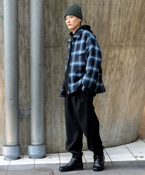 niko and...（ニコアンド）の「カットメルトンイージーパンツ（その他パンツ・メンズ・ナチュラル/ブラック・LARGE/MEDIUM）」の16枚目の写真