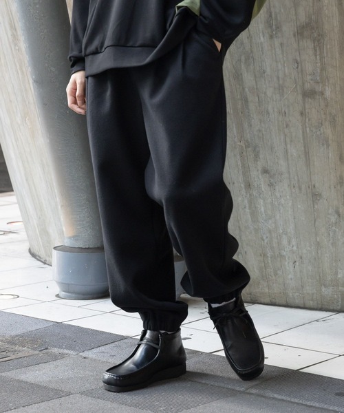 niko and...（ニコアンド）の「カットメルトンイージーパンツ（その他パンツ・メンズ・ナチュラル/ブラック・LARGE/MEDIUM）」の18枚目の写真