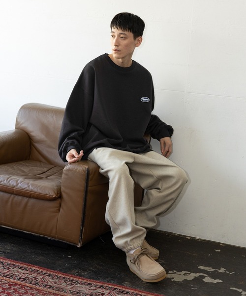 niko and...（ニコアンド）の「カットメルトンイージーパンツ（その他パンツ・メンズ・ナチュラル/ブラック・LARGE/MEDIUM）」の21枚目の写真