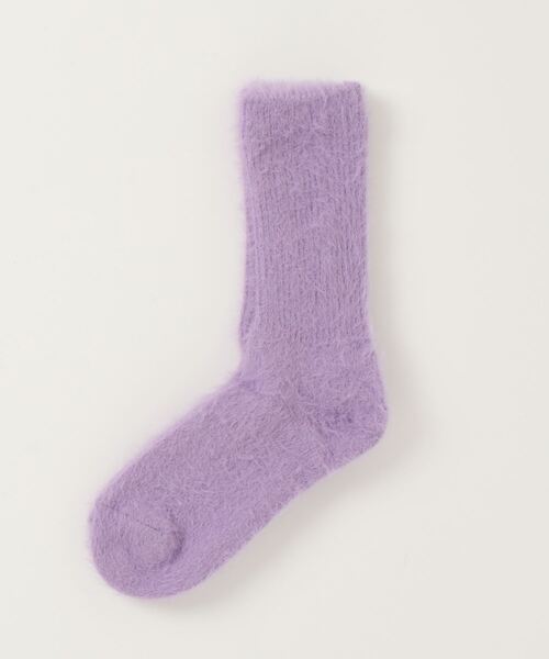 LOWRYS FARM(ローリーズファーム)の「シャギーソックス 972004(シューズ小物/雑貨・レディース・パープル/ブルー/イエロー/ホワイト・FREE)」の4枚目の写真