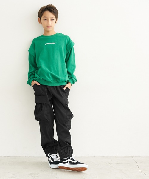 coca(coca)(コカ)の「キッズ カーゴパンツ(カーゴパンツ・キッズ・ブラック/カーキ・130/140/110/120)」の9枚目の写真