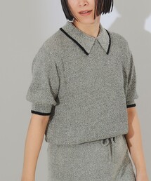 B:MING by BEAMS / ブークレ ニット デザイン ポロシャツ