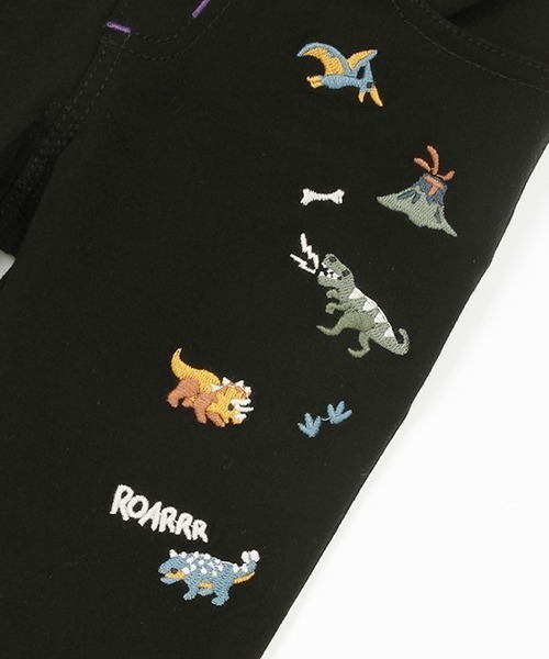 kladskap(クレードスコープ)の「恐竜刺しゅうロング丈ストレートパンツ(その他パンツ・キッズ・カーキ/ブラック・110cm/90cm/100cm/130cm/120cm/80cm)」の10枚目の写真