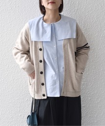 【ZOZO限定】SHIPS.me:襟付き ブラウス