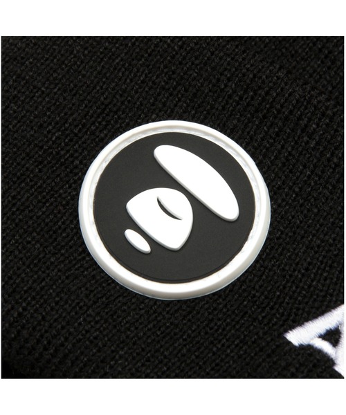 AAPE BY A BATHING APE（エーエイプバイアベイシングエイプ）の「AAPE NOW KINT CAP（ニットキャップ/ビーニー・メンズ・オフホワイト/ピンク系その他/ブラック/アイボリー/イエロー系その他・FREE）」の10枚目の写真