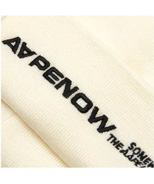 AAPE BY A BATHING APE（エーエイプバイアベイシングエイプ）の「AAPE NOW KINT CAP（ニットキャップ/ビーニー・メンズ・オフホワイト/ピンク系その他/ブラック/アイボリー/イエロー系その他・FREE）」の22枚目の写真