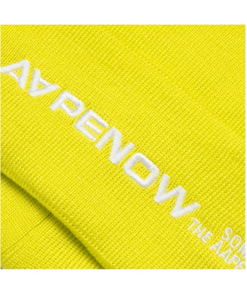 AAPE BY A BATHING APE（エーエイプバイアベイシングエイプ）の「AAPE NOW KINT CAP（ニットキャップ/ビーニー・メンズ・オフホワイト/ピンク系その他/ブラック/アイボリー/イエロー系その他・FREE）」の21枚目の写真