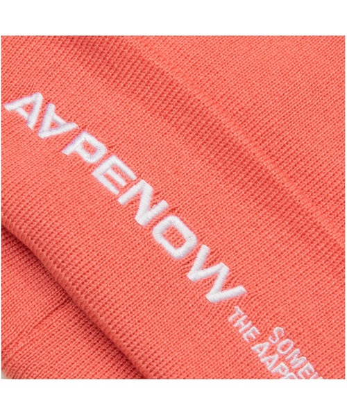 AAPE BY A BATHING APE（エーエイプバイアベイシングエイプ）の「AAPE NOW KINT CAP（ニットキャップ/ビーニー・メンズ・オフホワイト/ピンク系その他/ブラック/アイボリー/イエロー系その他・FREE）」の9枚目の写真