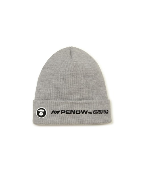 AAPE BY A BATHING APE（エーエイプバイアベイシングエイプ）の「AAPE NOW KINT CAP（ニットキャップ/ビーニー・メンズ・オフホワイト/ピンク系その他/ブラック/アイボリー/イエロー系その他・FREE）」の6枚目の写真