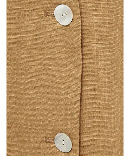 Ungrid（アングリッド）の「リネン混ノーカラージャケット（テーラードジャケット・レディース・ベージュ/オフホワイト・SMALL/MEDIUM）」の18枚目の写真