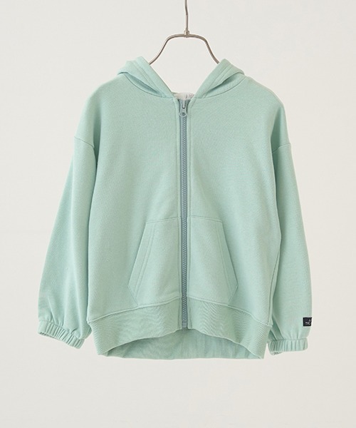 b・ROOM(ビールーム)の「【万能アイテム】ドロップシンプルジップパーカ(パーカー・キッズ・ピンク/サックスブルー/ベージュ/オレンジ/ネイビー/ミント/オートミール・150cm/110cm/120cm/100cm/140cm/130cm)」の22枚目の写真