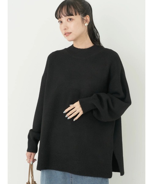 earth music&ecology（アースミュージックアンドエコロジー）の「FLUFFYハイネックチュニック（チュニック・レディース・グレー系その他/ブラック/ブルーグリーン/パープル/アイボリー・FREE）」の22枚目の写真