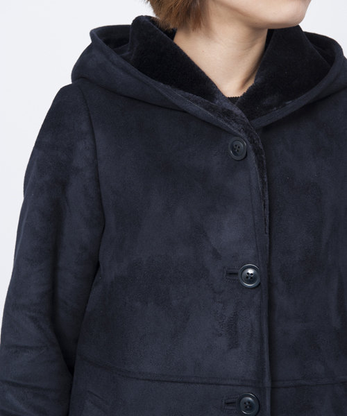 ☆新品タグ付☆ミルクフェドムートンコート☆ MILKFED.（ミルクフェド）の「FAUX SHERLING HOODED COAT（ファー