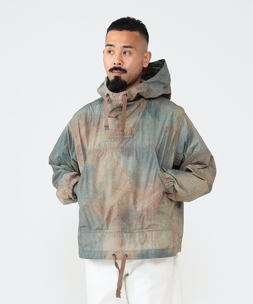 BEAMS PLUS（ビームスプラス）の「BEAMS PLUS / ナイロン カモフラージュ プリント ミリタリー スモック（ブルゾン・メンズ・ベージュ/オリーブ・S/L/XL/M）」の5枚目の写真