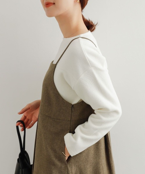 URBAN RESEARCH DOORS（アーバンリサーチドアーズ）の「ウールミックスクォーターフェイスプルオーバー（Tシャツ/カットソー・レディース・アイボリー/ネイビー/グレー系その他・MEDIUM）」の22枚目の写真