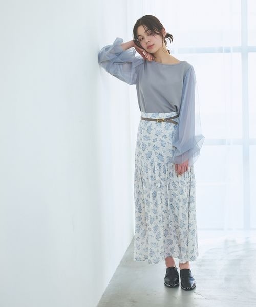 mysty woman(ミスティウーマン)の「ニュアンスバックルベルト 107820(ベルト・レディース・グレー系その他/ブラック/ベージュ・FREE)」の4枚目の写真