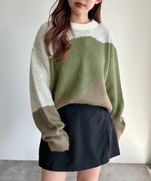 3カラーニットプルオーバー【ZOZOTOWN限定アイテム】