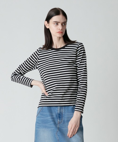 【セール】リンガーボーダープルオーバー（Tシャツ/カットソー）｜allureville（アルアバイル）