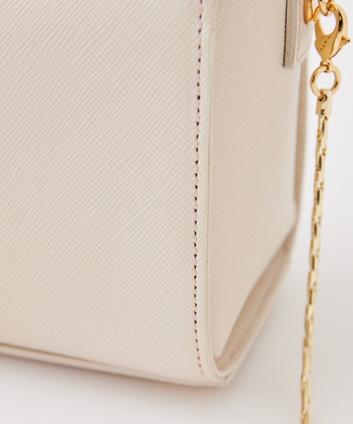 Whim Gazette（ウィムガゼット）の「【Hoaw.】チェーンワンハンドルバッグ（ハンドバッグ・レディース・アイボリー/ブラック・FREE）」の7枚目の写真