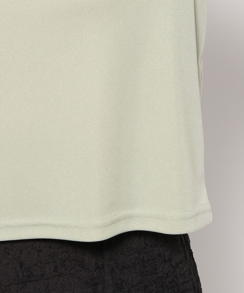 mysty woman（ミスティウーマン）の「ビジューロゴTシャツ　109869（Tシャツ/カットソー・レディース・ライトグリーン/オフホワイト/ブラック・FREE）」の15枚目の写真