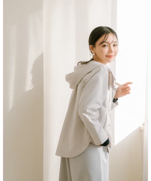 Petitjo(プッチージョ)の「小さいサイズ マウンテンパーカー 低身長さん・小柄女性(マウンテンパーカー・レディース・オフホワイト/ピンク/ブラック・01/02)」の19枚目の写真
