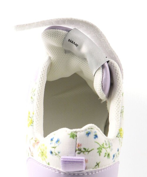 BRANSHES（ブランシェス）の「花柄スニーカー（スニーカー・キッズ・ラベンダー/ピンク・15.0cm/16.0cm/19.0cm/17.0cm/20.0cm/18.0cm/21.0cm）」の3枚目の写真