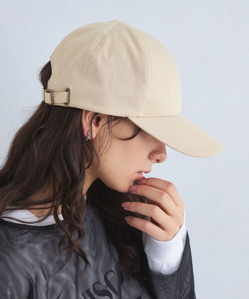 green label relaxing（グリーンレーベルリラクシング）の「タスランバイザー キャップ - UVケア・ハンドウォッシュ -（キャップ・レディース・ダークグレー/ベージュ/ブラック/ネイビー/モカ・FREE）」の4枚目の写真