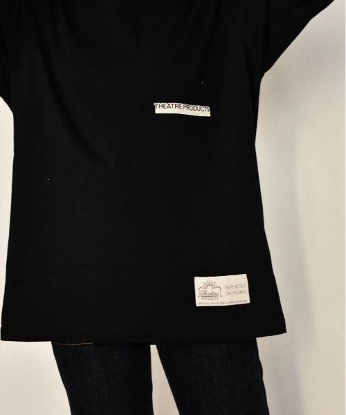 THEATRE PRODUCTS（シアタープロダクツ）の「ワッペンプリントTシャツ（Tシャツ/カットソー・レディース・ブラック/ホワイト・FREE）」の12枚目の写真