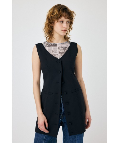 MOUSSY（マウジー）の「VEST MINI ドレス（ワンピース）」 - WEAR
