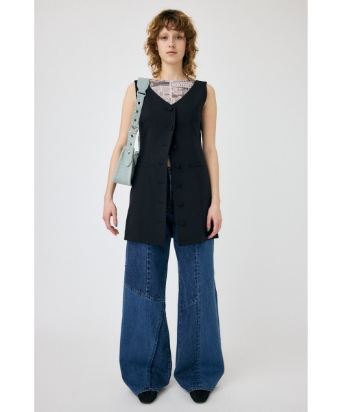 MOUSSY（マウジー）の「VEST MINI ドレス（ワンピース）」 - WEAR