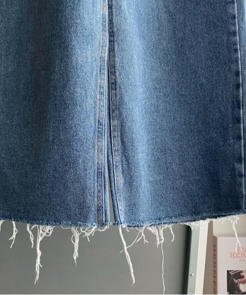 N.s(エヌドットエス)の「ハイウエストクラッシュデニムパンツ(デニムパンツ・レディース・ブルー・L/M/S)」の20枚目の写真
