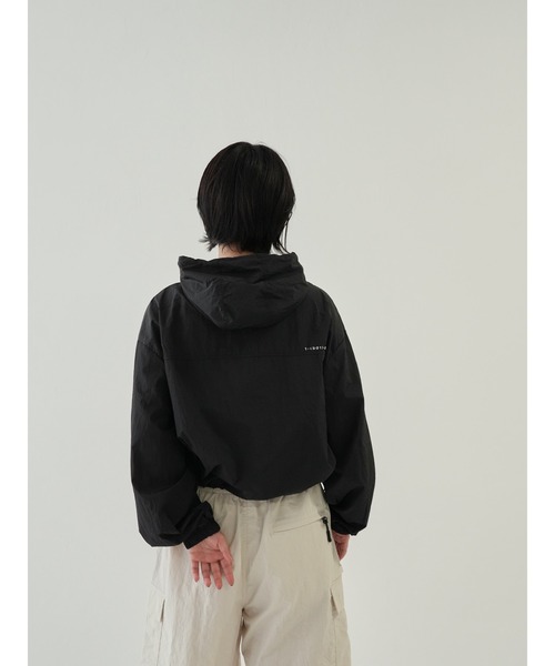 Bargiee(バージー)の「コード ジャンパー 2301 ナイロン アウター パーカー 撥水 防水(ナイロンジャケット・レディース・ブラック・FREE)」の18枚目の写真