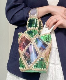 fredy emue | ビニールクロシェバケツバッグ(トートバッグ)