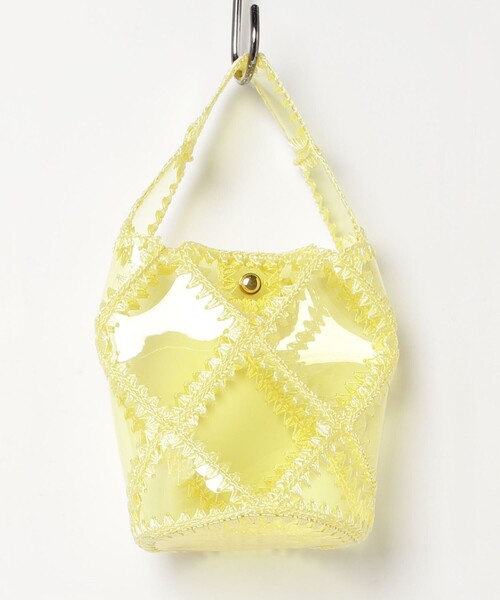 fredy emue（フレディエミュ）の「ビニールクロシェバケツバッグ（トートバッグ・レディース・イエロー/ブラウン系その他・FREE）」の11枚目の写真