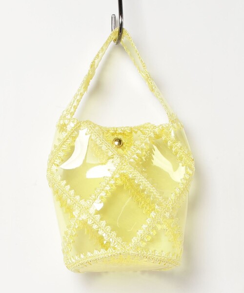 fredy emue（フレディエミュ）の「ビニールクロシェバケツバッグ（トートバッグ・レディース・イエロー/ブラウン系その他・FREE）」の12枚目の写真